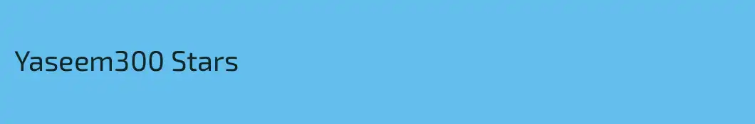 Yaseem300 Stars